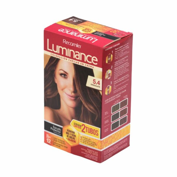Tinte De Cabello Chocolate Doble Tubo 5.4 LUMINANCE Kit 2 X 60 G - Imagen 3