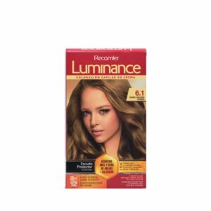 Tinte De Cabello Rubio Oscuro Cenizo Doble Tubo 6.1 LUMINANCE Kit 2 X 60 G