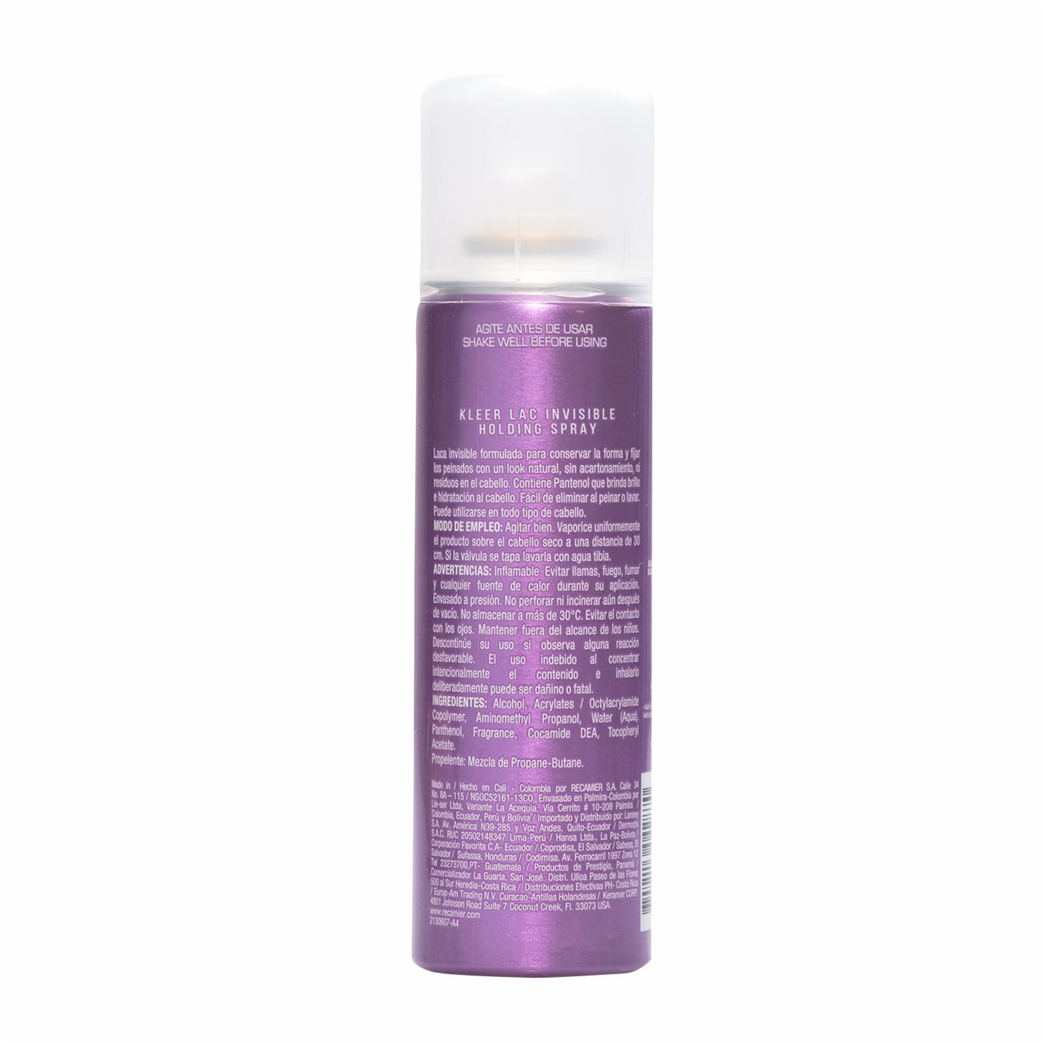 Laca Para Cabello Spray Suave Kleer Lac Style KLEER LAC 260 Ml
