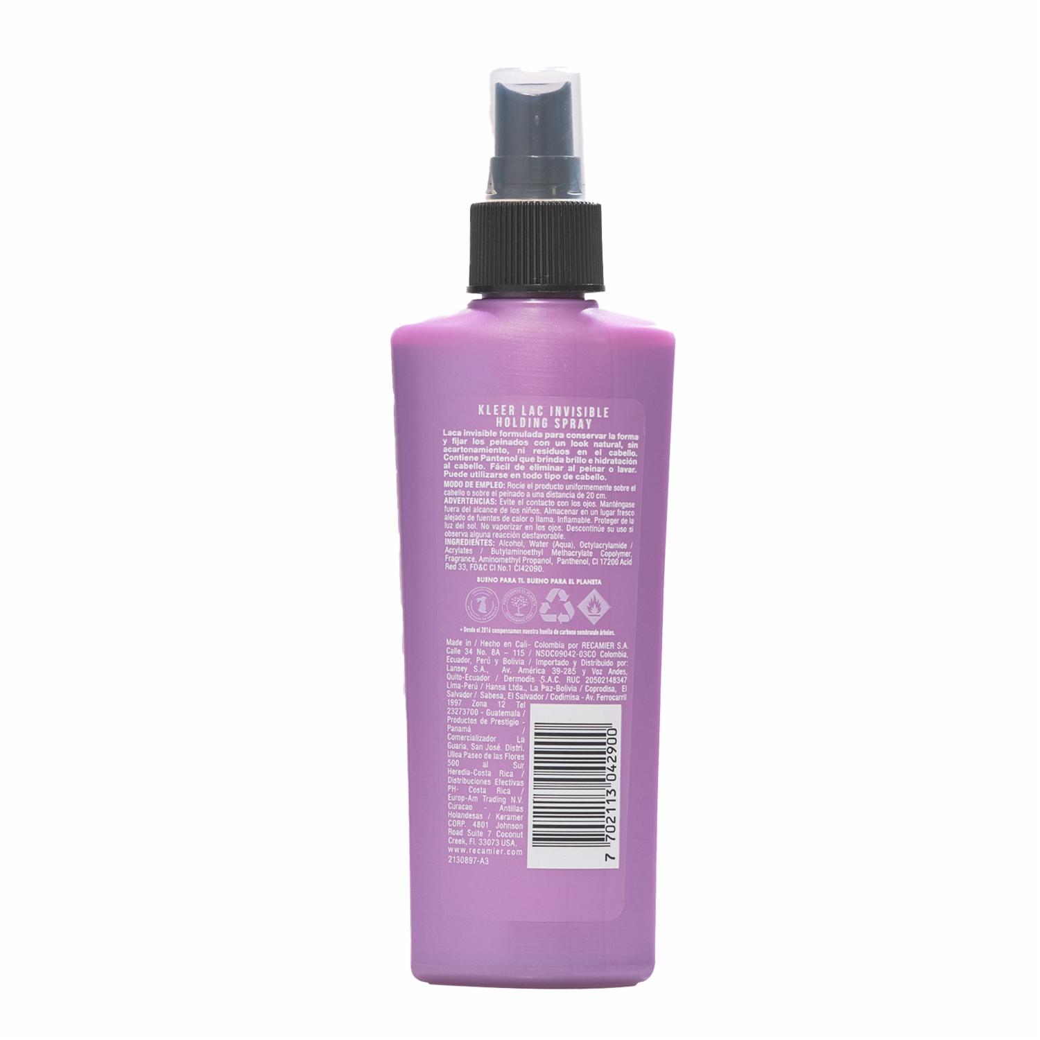 Laca Para Cabello Spray Suave Kleer Lac Style KLEER LAC 150 Ml - Imagen 2