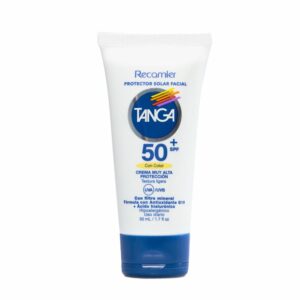 Protector Solar Facial Con Color SPF 50+ TANGA 5o Ml