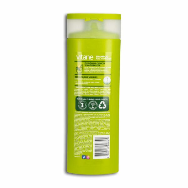 Shampoo De Cabello Alta Nutrición VITANE 400 Ml - Imagen 2