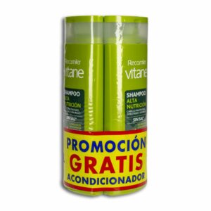 Shampoo De Cabello Alta Nutrición + Acondicionador VITANE 1200 Ml