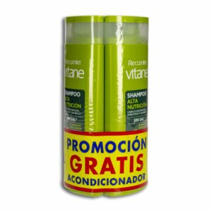 Shampoo De Cabello Alta Nutrición + Acondicionador VITANE 1200 Ml