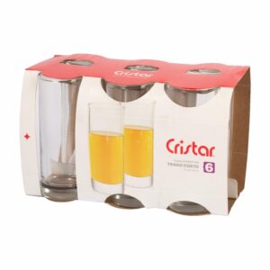 Set De Copas Shot Lexington 0054cl CRISTAR 25 Onz X 6