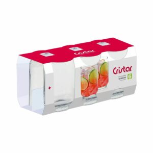Set De Vasos Alegro Bebidas 6X348 Ml CRISTAR 2867CL