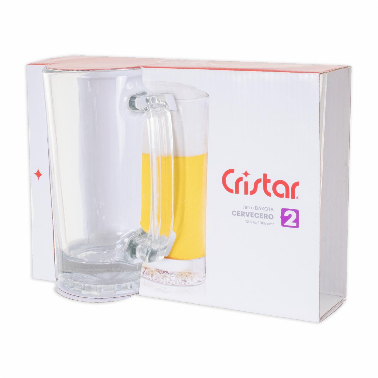 Set De Jarros Cervecero Dakota 2 X 638 Ml CRISTAR 0210CL - Imagen 3
