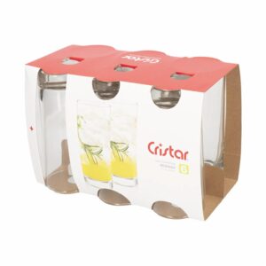 Set De Vasos Lexington Bebidas  6 X334 Ml CRISTAR 0022CL6