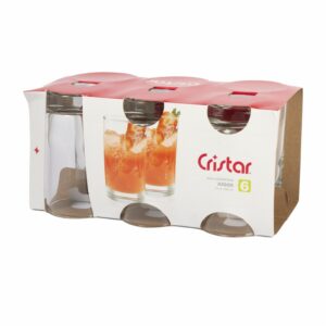 Set De Vasos Lexington Jugos 6 X251 Ml CRISTAR 0044CL6
