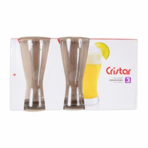 Set De Vasos Kassel Cervecero 3X398 Ml CRISTAR 0055CL3