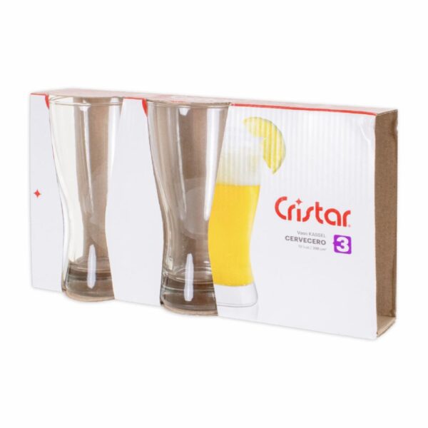 Set De Vasos Kassel Cervecero 3X398 Ml CRISTAR 0055CL3 - Imagen 3