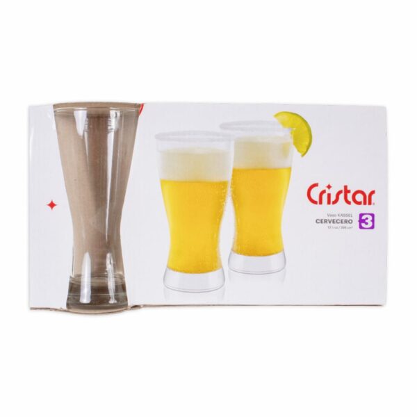 Set De Vasos Kassel Cervecero 3X398 Ml CRISTAR 0055CL3 - Imagen 4