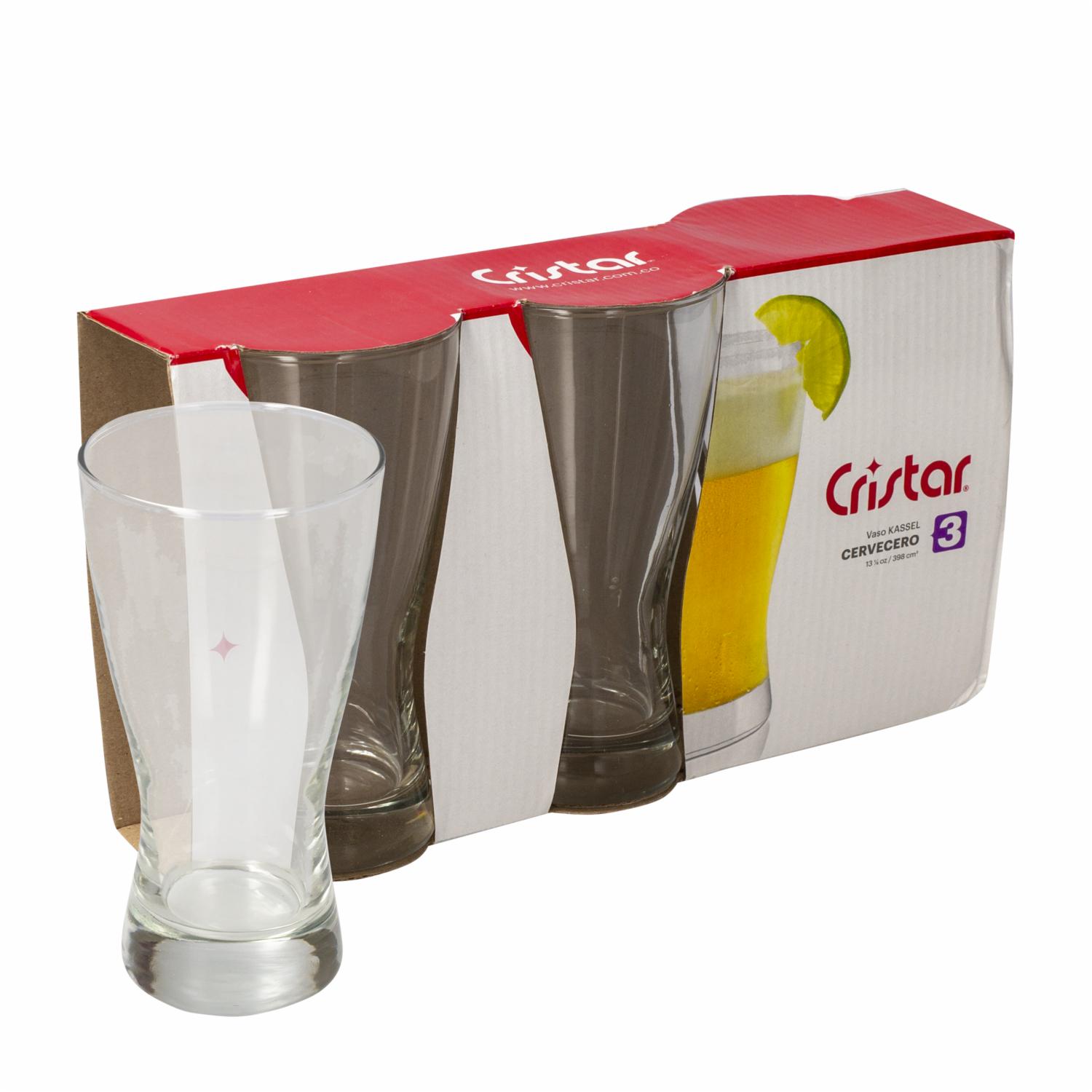Set De Vasos Kassel Cervecero 3X398 Ml CRISTAR 0055CL3 - Imagen 6