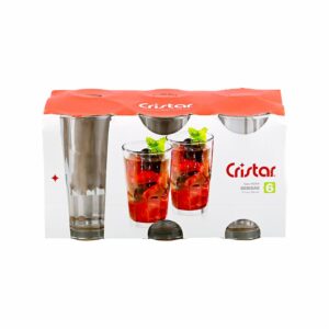 Set De Vasos Nova 6X334 Ml CRISTAR 0259CL6