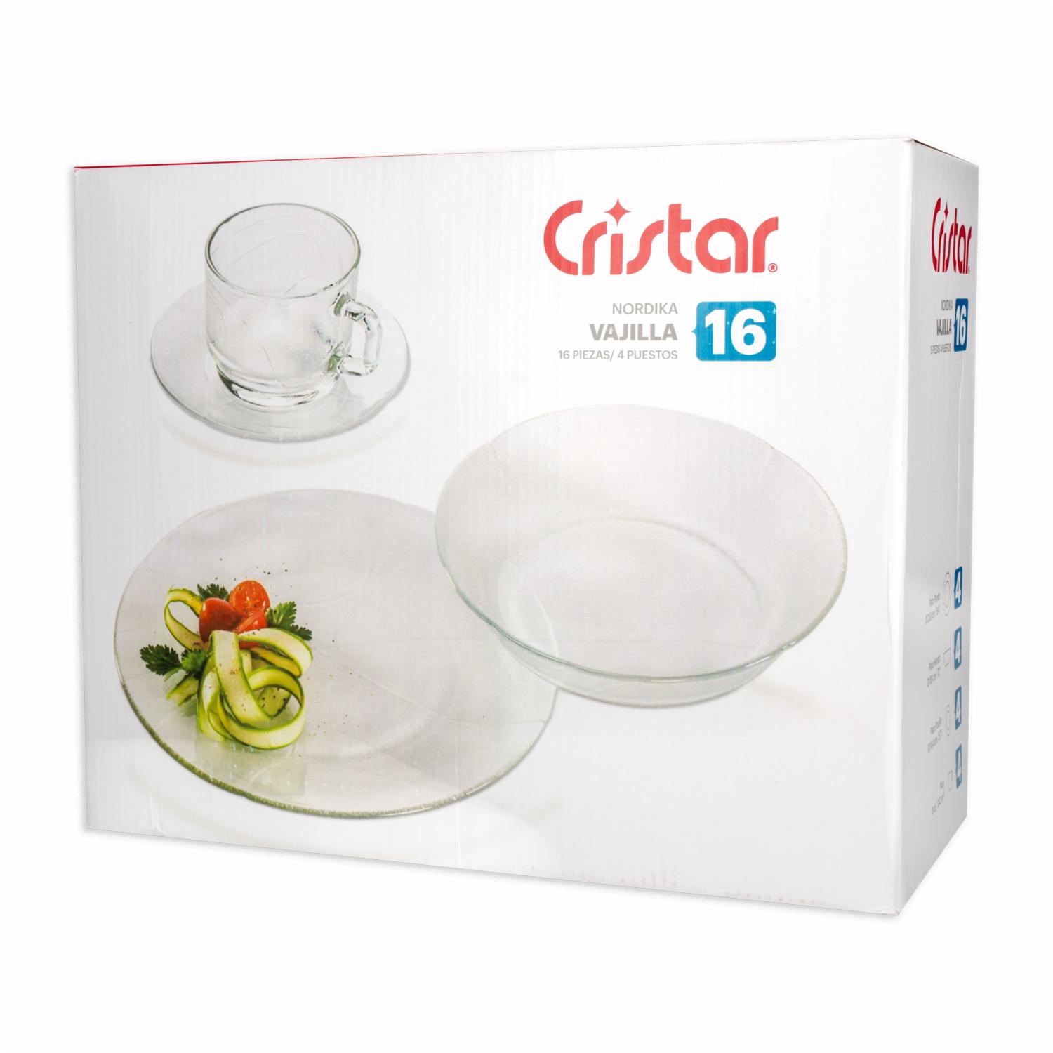 Vajilla 16 Piezas Redonda CRISTAR Nordika - Imagen 3