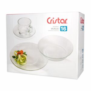 Vajilla 16 Piezas Redonda CRISTAR Nordika