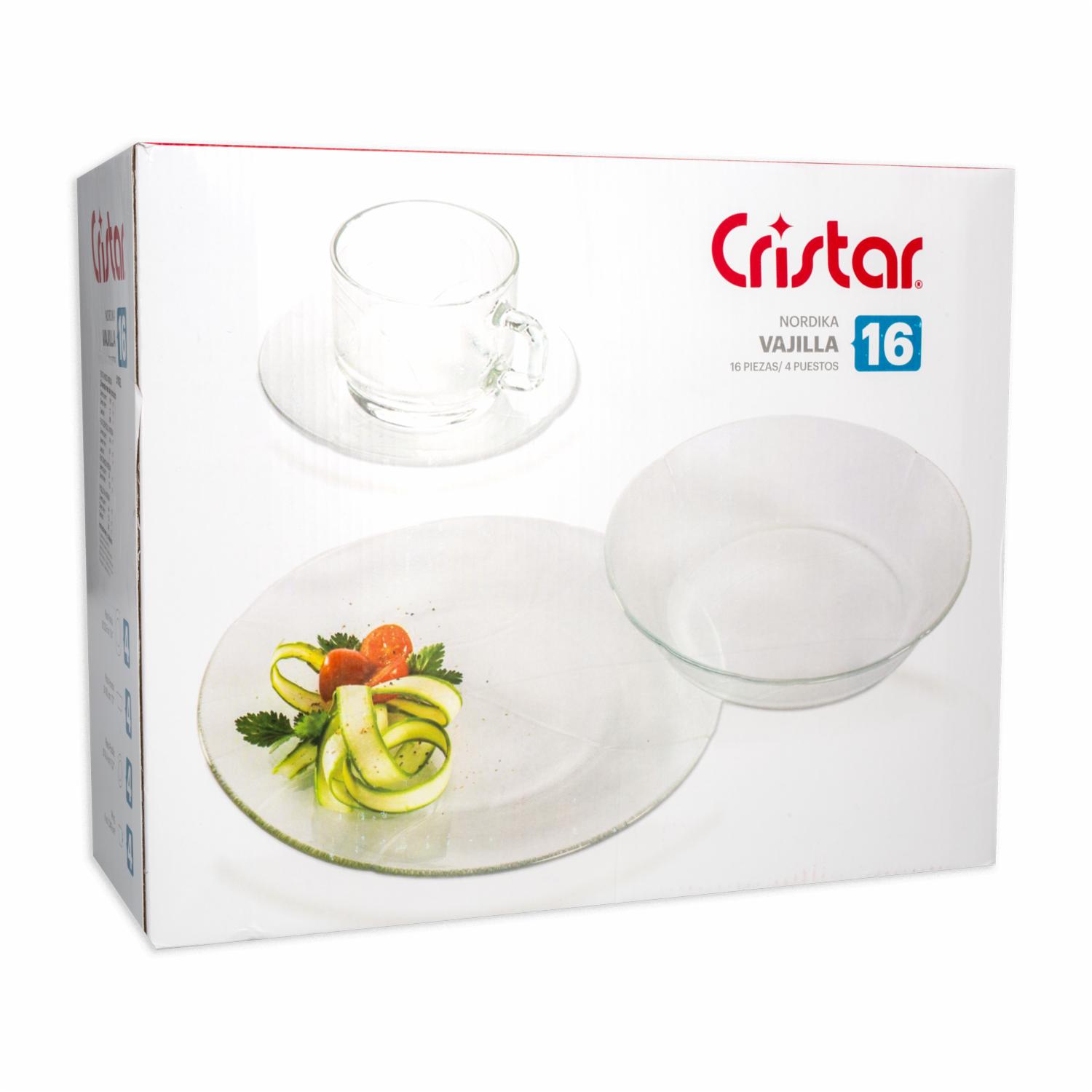 Vajilla 16 Piezas Redonda CRISTAR Nordika - Imagen 4
