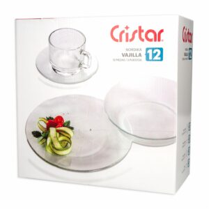 Vajilla 16 Piezas  Redonda CRISTAR Nordika