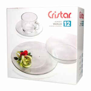 Vajilla 16 Piezas  Redonda CRISTAR Nordika