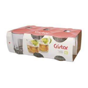 Set De Vasos Rocks 6X306 Ml CRISTAR 0278CL6
