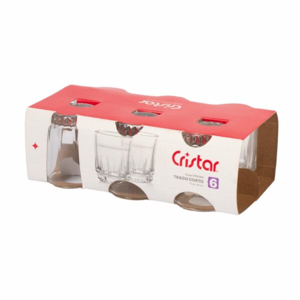 Set De Copas Shot Prisma 0287cl CRISTAR 1,5 OZ X 6