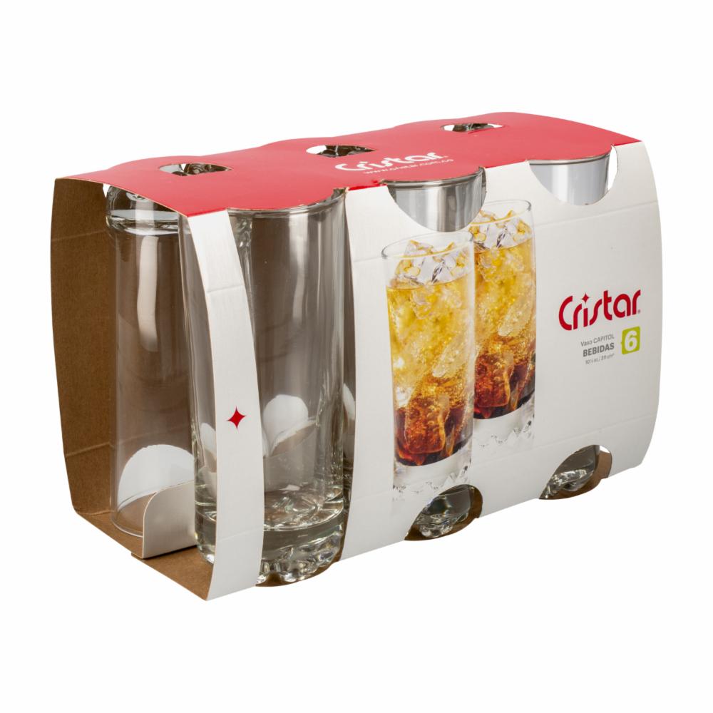 Set De Vasos Capitol Bebidas 6X311 Ml CRISTAR 0422CL - Imagen 3