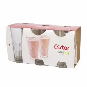 Set De Vasos Acapulco Bebidas 6x350 Ml CRISTAR 0602CL