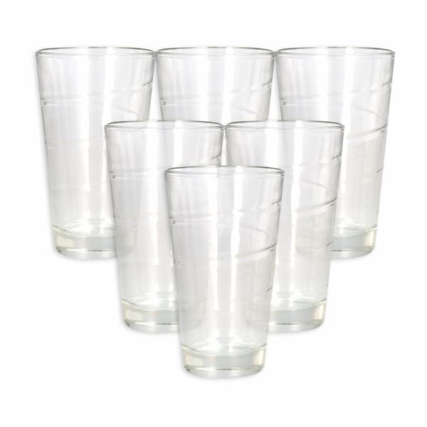 Vaso De Cristal Spiral Bebidas 6x385 Ml CRISTAR 0617CL - Imagen 5