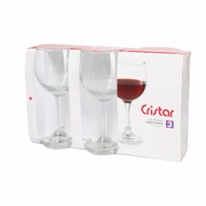 Set De Copas Para Vino Tinto Premier 4340cl3 CRISTAR X 3 Uds