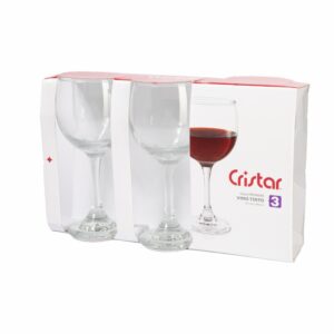 Set De Copas Para Vino Tinto Premier 4340cl3 CRISTAR X 3 Uds