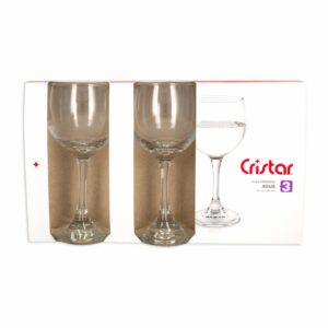 Set Copa De Agua Premie 4440cl3 CRISTAR X 3 Uds