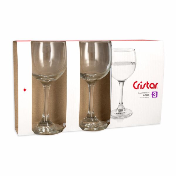 Set Copa De Agua Premie 4440cl3 CRISTAR X 3 Uds - Imagen 2