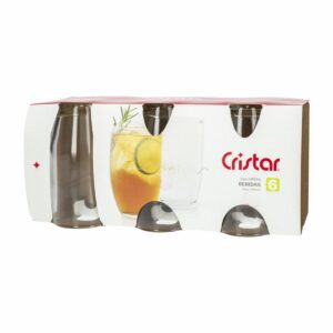 Set De Vasos Opera Para Bebidas 6x402 Ml CRISTAR 0792CL6