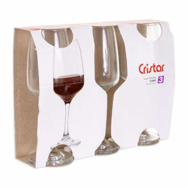 Set De Copas Para Vino Trentino 5480cl3 CRISTAR X 3 Uds - Imagen 2