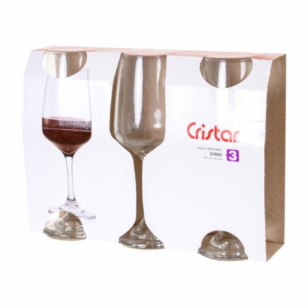 Set De Copas Para Vino Trentino 5480cl3 CRISTAR X 3 Uds - Imagen 3
