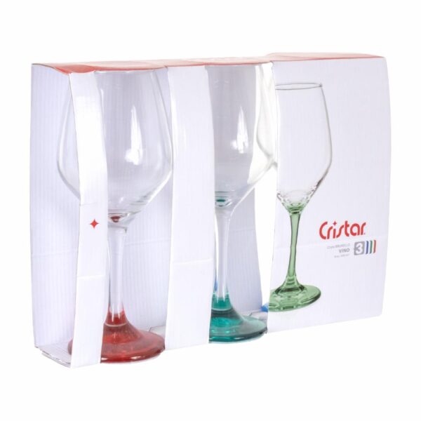 Set De Copas Para Vino Brunello Can Fdo Mix 5468cfc3 CRISTAR X 3 Uds - Imagen 2