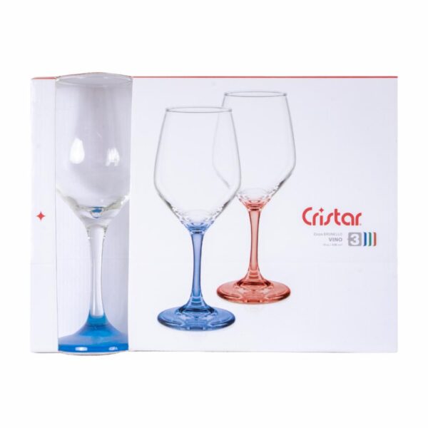 Set De Copas Para Vino Brunello Can Fdo Mix 5468cfc3 CRISTAR X 3 Uds - Imagen 4