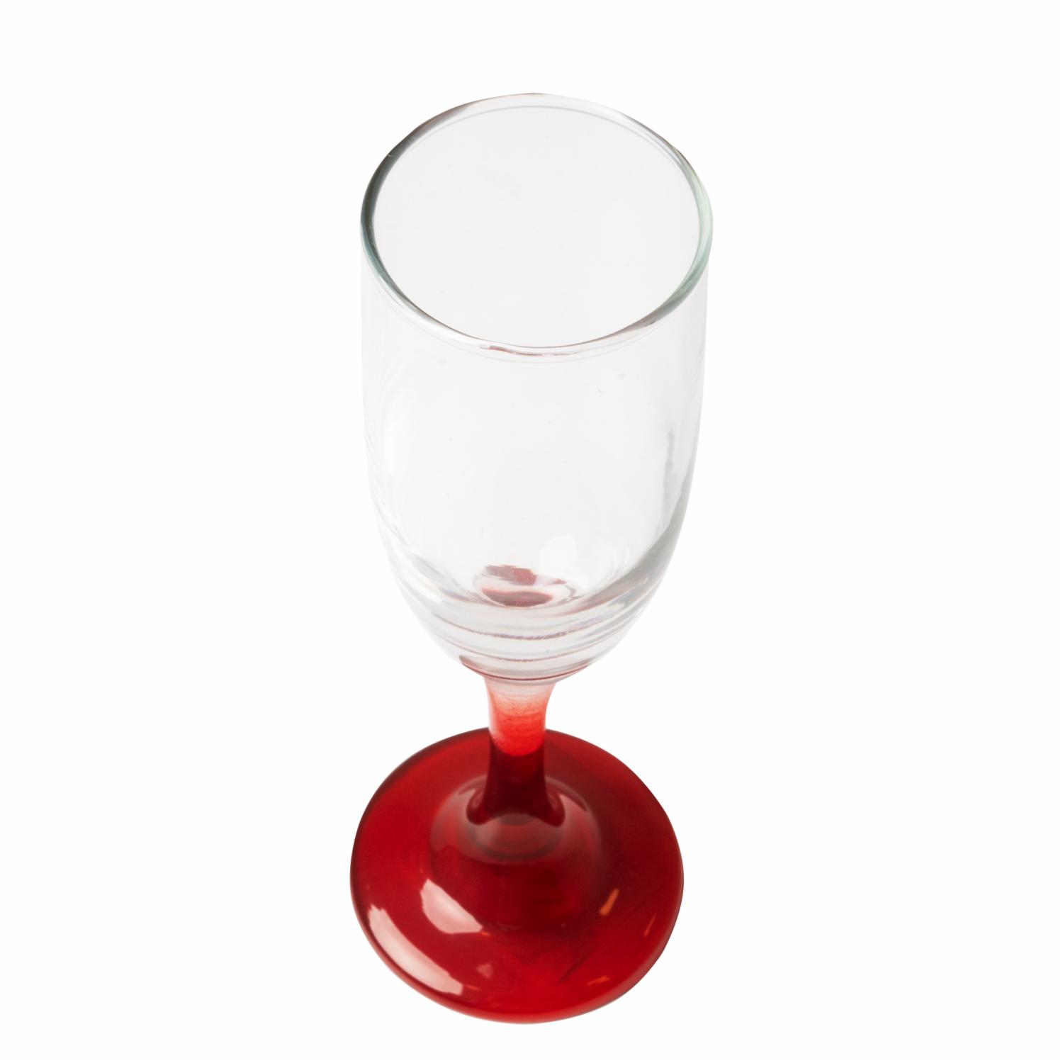 Copa Para Champaña Champ Aragón Roja 201rj CRISTAR Unidad - Imagen 2