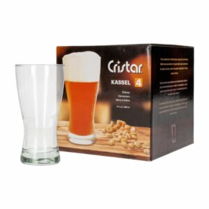 Set De Vasos Cervecero Kassel 4X384 Ml CRISTAR 0055EL4HE