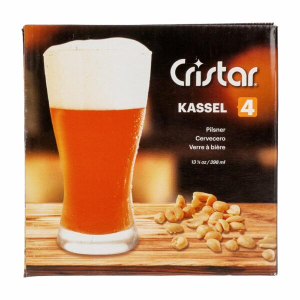 Set De Vasos Cervecero Kassel 4X384 Ml CRISTAR 0055EL4HE - Imagen 3
