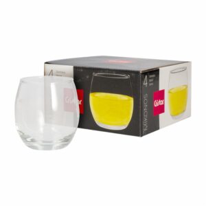 Set De Vasos Mikonos Rocks 4X350 Ml CRISTAR 0453EL4HE