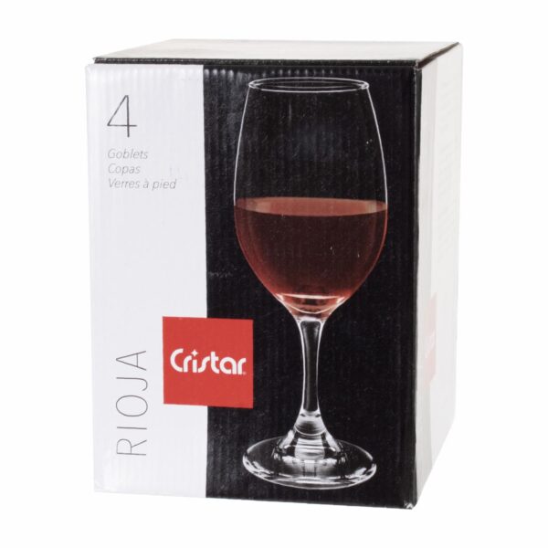 Set De Copas Agua Rioja 5416el4he CRISTAR 4 Piezas - Imagen 3