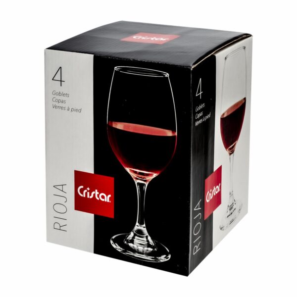Set De Copas Agua Rioja 5416el4he CRISTAR 4 Piezas - Imagen 5