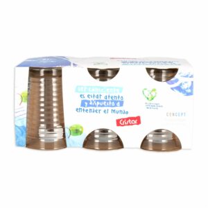 Set De Vasos Concept Rayas 6X295 Ml CRISTAR 0900CL6CPT23