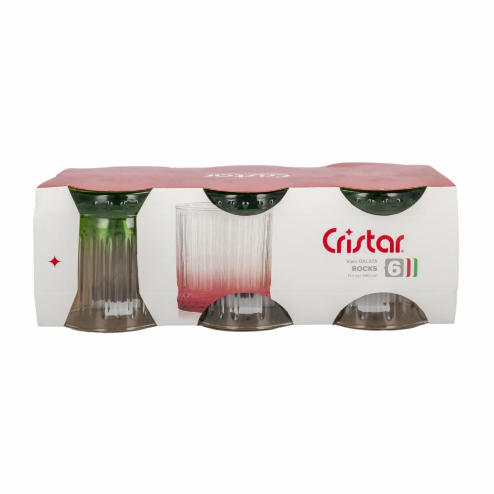 Set De Vasos De Vidrio Diseño Mix CRISTAR Unidad - Imagen 2