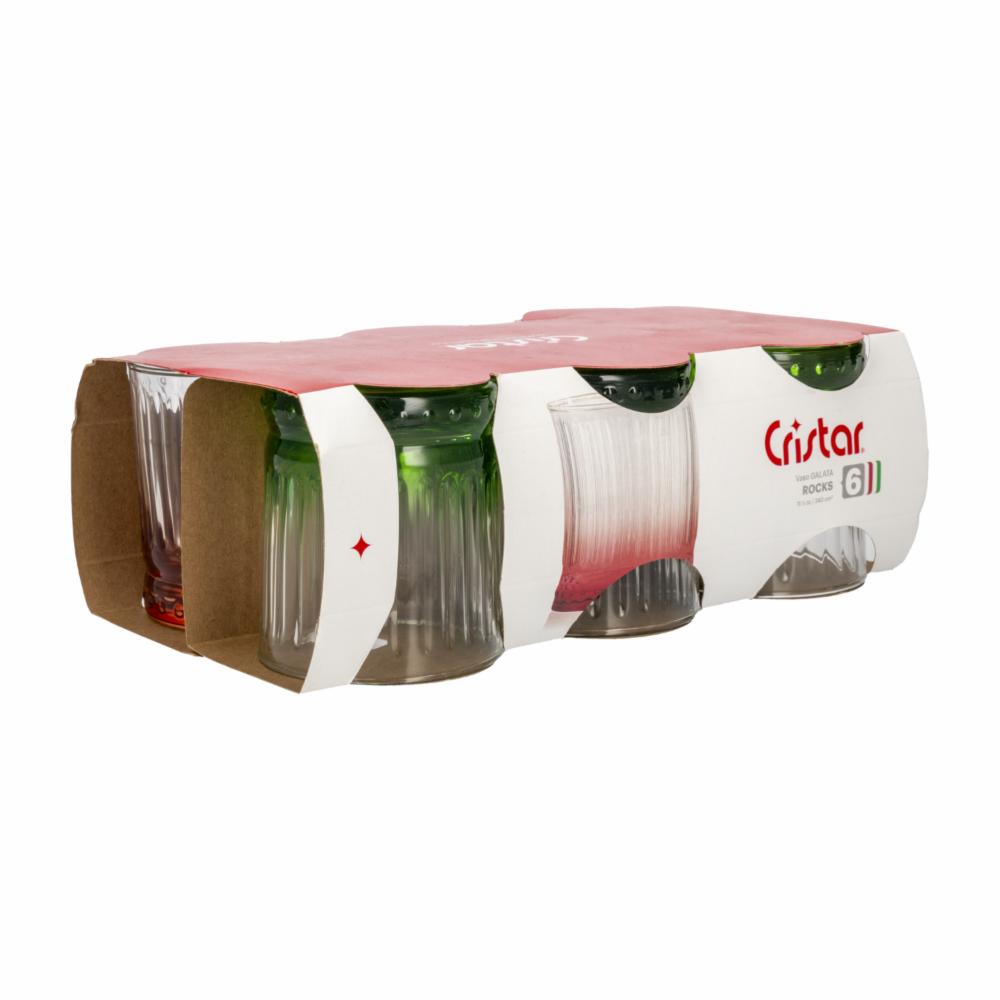 Set De Vasos De Vidrio Diseño Mix CRISTAR Unidad - Imagen 4