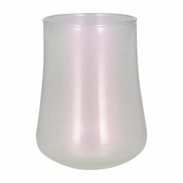 Vaso De Vidrio Para Bebidas Línea Bolonia Color Rosado CRISTAR Unidad