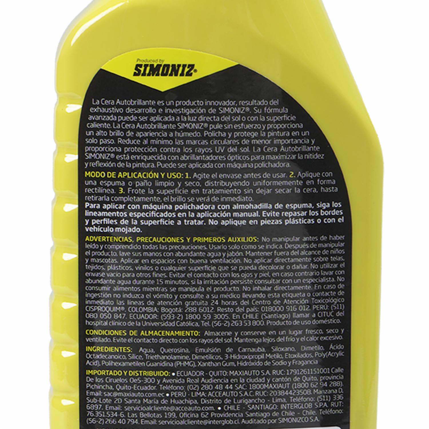 Cera De Aurobrillante SIMONIZ Unidad - Imagen 2