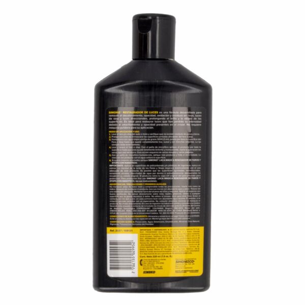 Renovador De Faros Guías 220Ml SIMONIZ Unidad