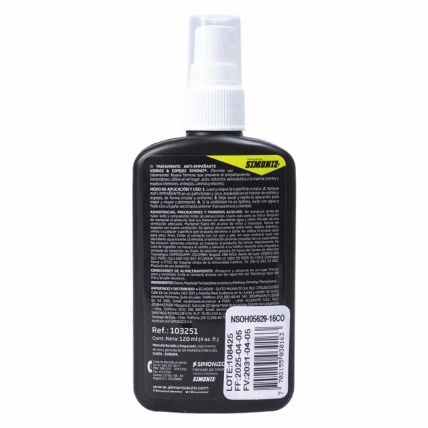 Anti Empañante De Automóvil SIMONIZ Unidad - Imagen 3